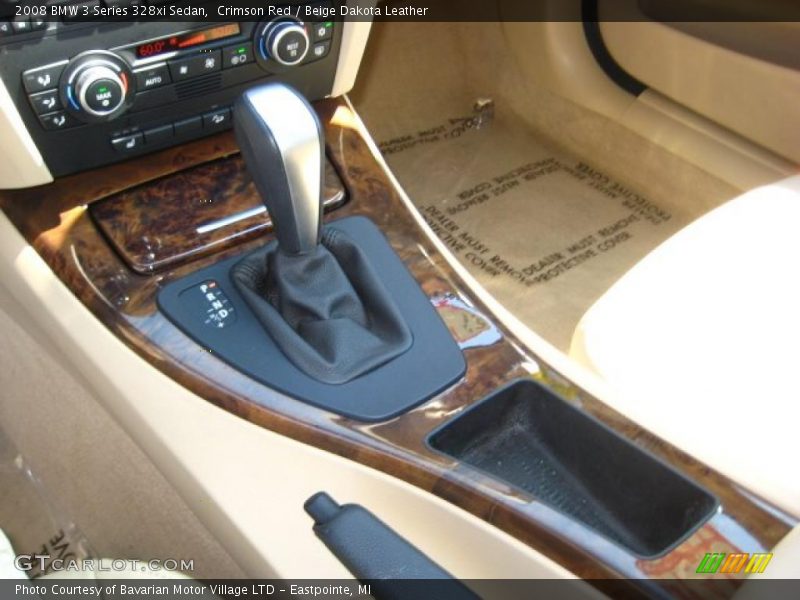 Crimson Red / Beige Dakota Leather 2008 BMW 3 Series 328xi Sedan