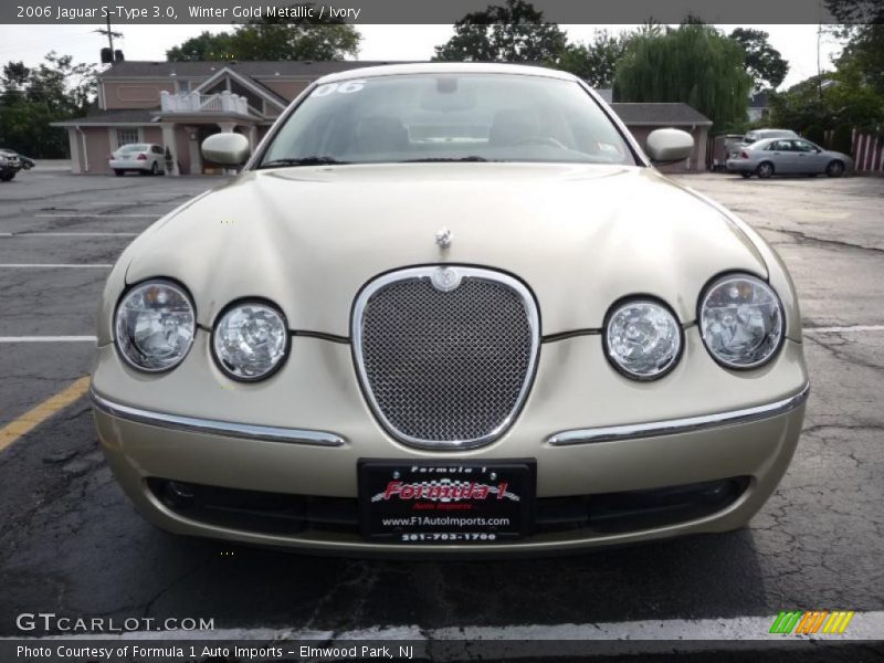 Winter Gold Metallic / Ivory 2006 Jaguar S-Type 3.0