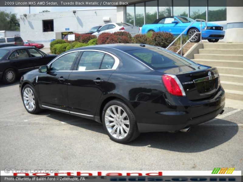Tuxedo Black Metallic / Charcoal Black 2009 Lincoln MKS AWD Sedan