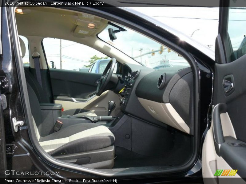 Carbon Black Metallic / Ebony 2010 Pontiac G6 Sedan