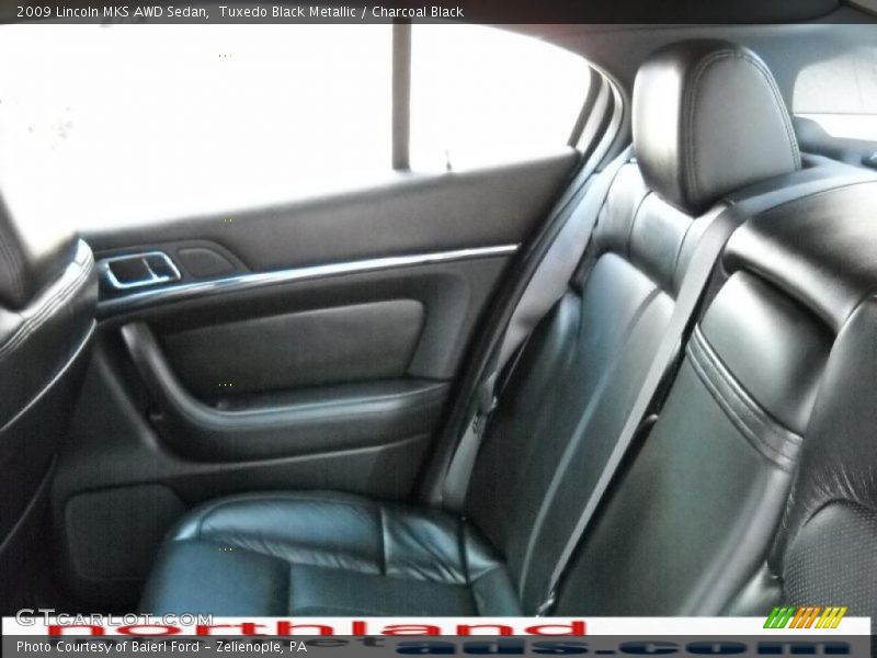 Tuxedo Black Metallic / Charcoal Black 2009 Lincoln MKS AWD Sedan