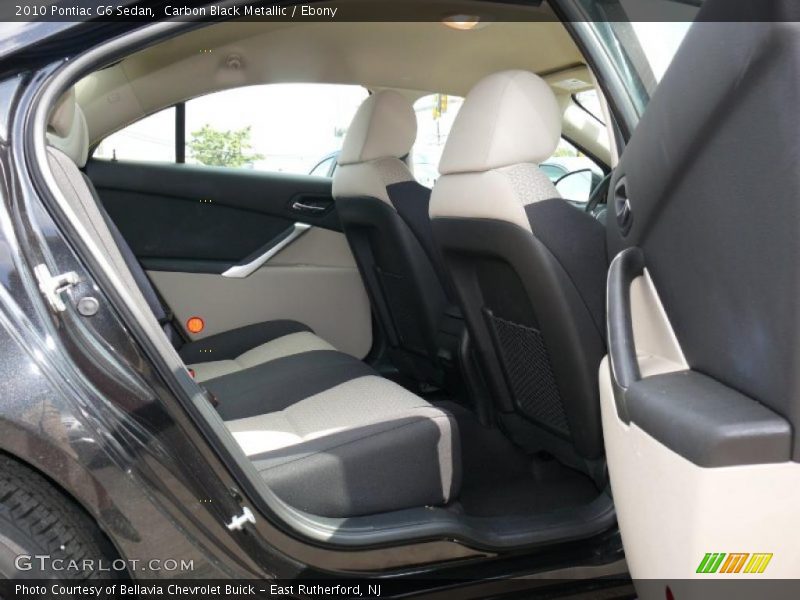 Carbon Black Metallic / Ebony 2010 Pontiac G6 Sedan