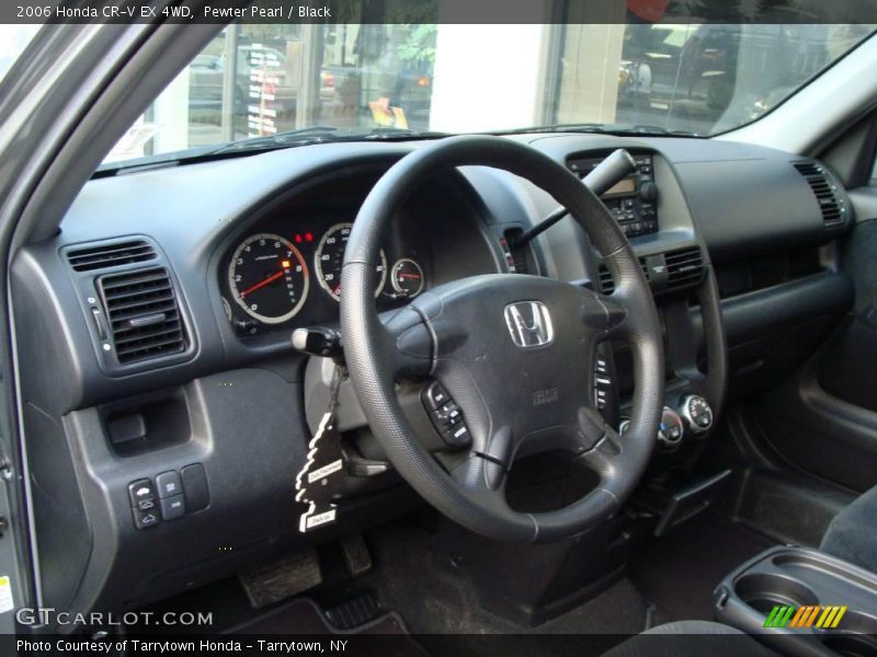 Pewter Pearl / Black 2006 Honda CR-V EX 4WD