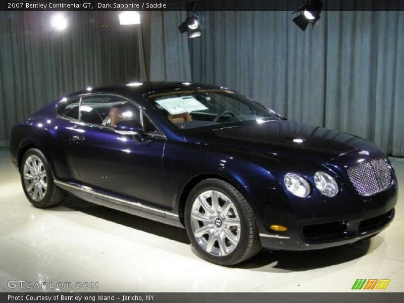 Dark Sapphire / Saddle 2007 Bentley Continental GT
