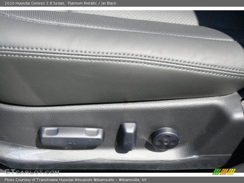 Platinum Metallic / Jet Black 2010 Hyundai Genesis 3.8 Sedan
