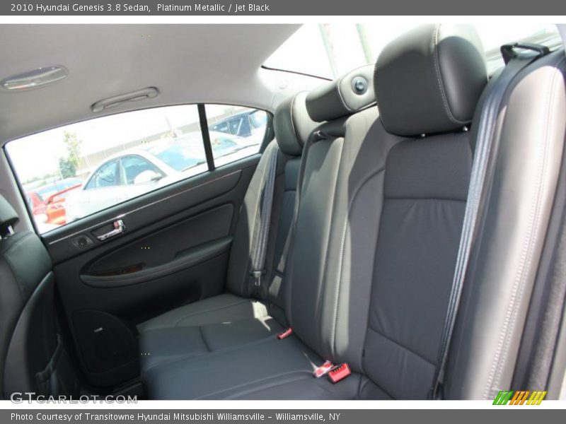 Platinum Metallic / Jet Black 2010 Hyundai Genesis 3.8 Sedan