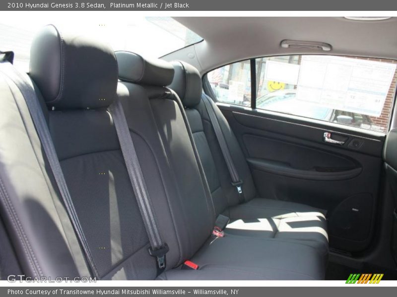 Platinum Metallic / Jet Black 2010 Hyundai Genesis 3.8 Sedan