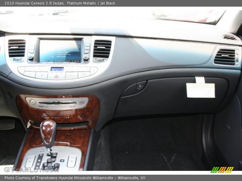 Platinum Metallic / Jet Black 2010 Hyundai Genesis 3.8 Sedan