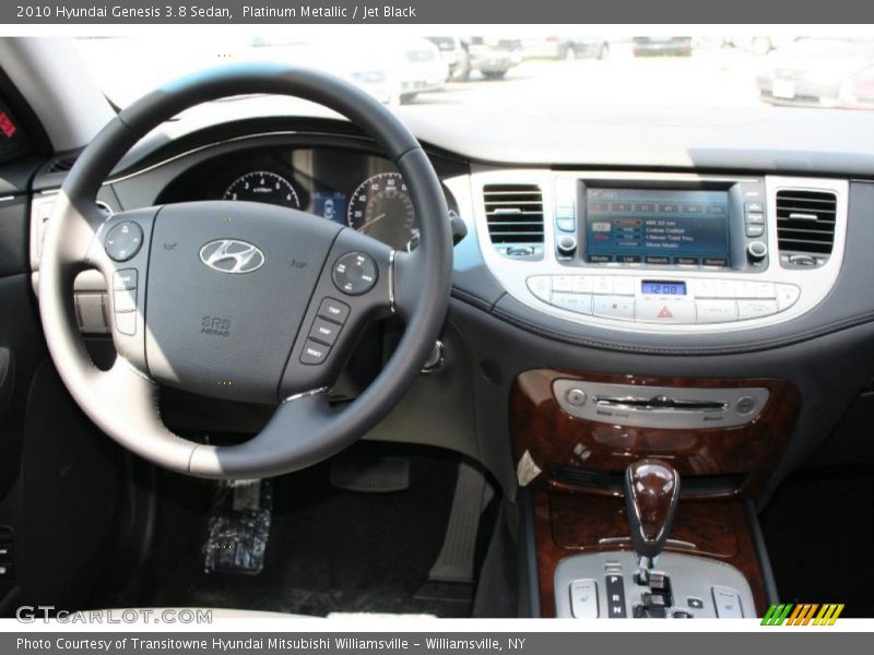 Platinum Metallic / Jet Black 2010 Hyundai Genesis 3.8 Sedan