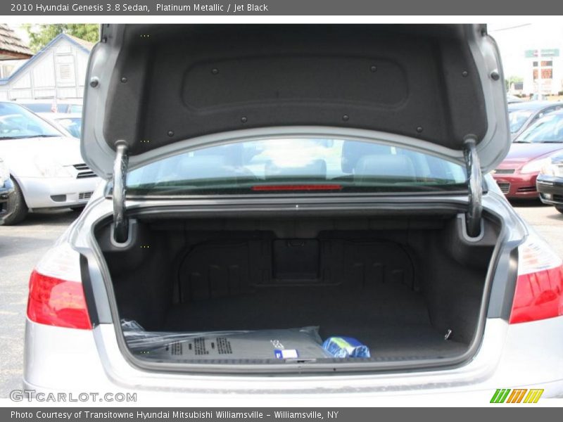 Platinum Metallic / Jet Black 2010 Hyundai Genesis 3.8 Sedan