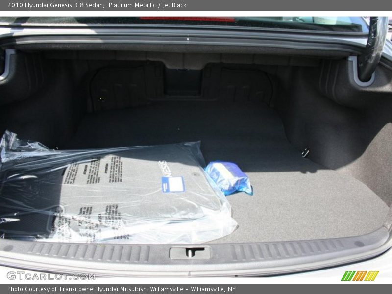 Platinum Metallic / Jet Black 2010 Hyundai Genesis 3.8 Sedan