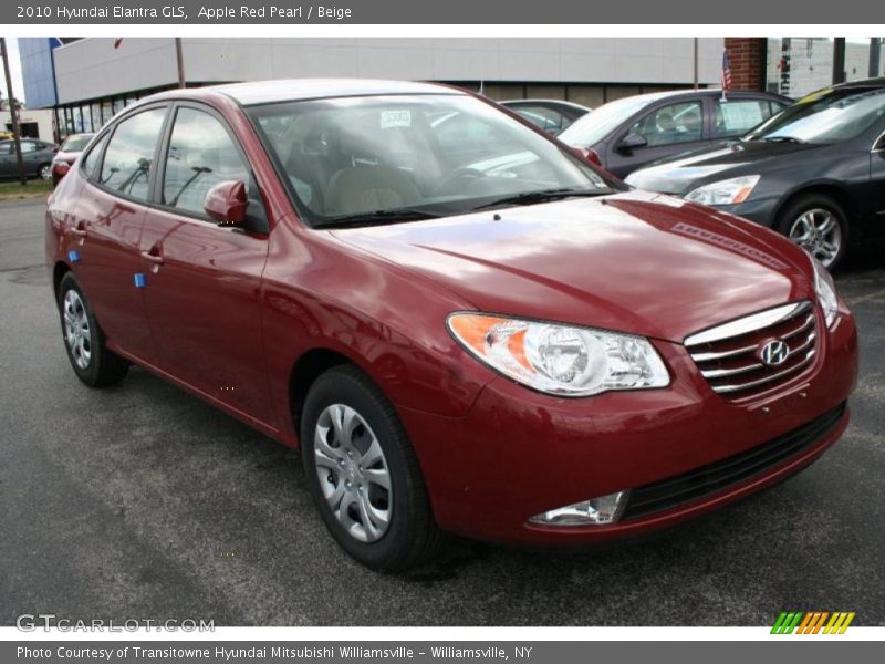 Apple Red Pearl / Beige 2010 Hyundai Elantra GLS