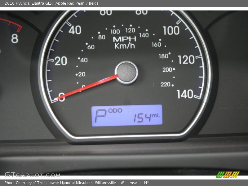 Apple Red Pearl / Beige 2010 Hyundai Elantra GLS