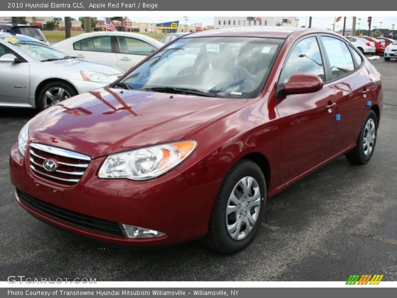 Apple Red Pearl / Beige 2010 Hyundai Elantra GLS