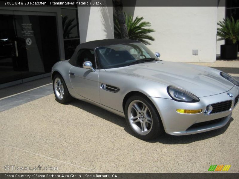 Titanium Silver Metallic / Black 2001 BMW Z8 Roadster