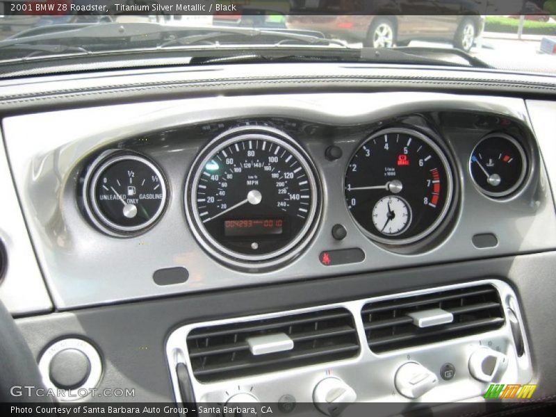 Titanium Silver Metallic / Black 2001 BMW Z8 Roadster