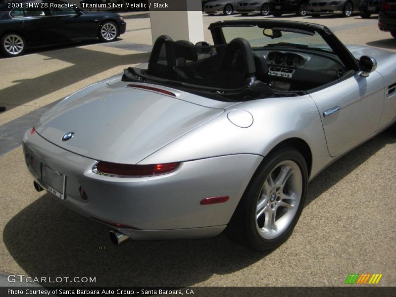 Titanium Silver Metallic / Black 2001 BMW Z8 Roadster