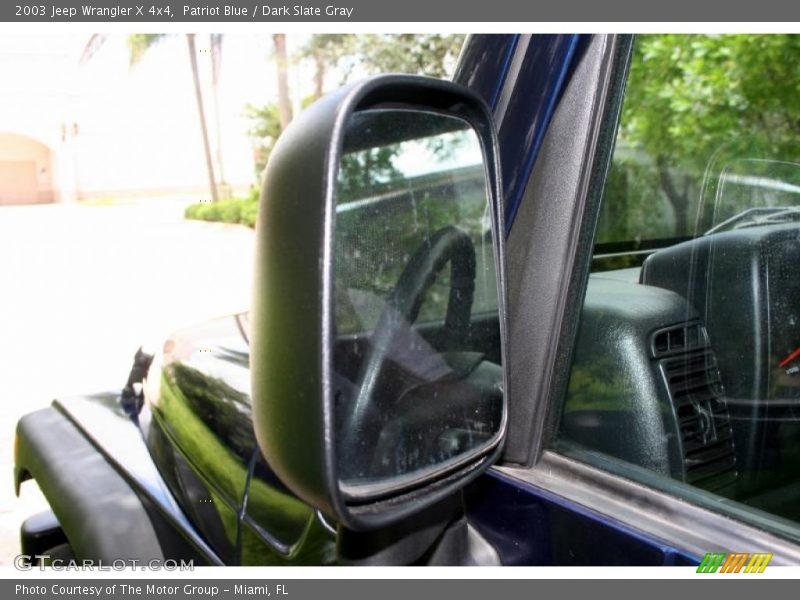 Patriot Blue / Dark Slate Gray 2003 Jeep Wrangler X 4x4