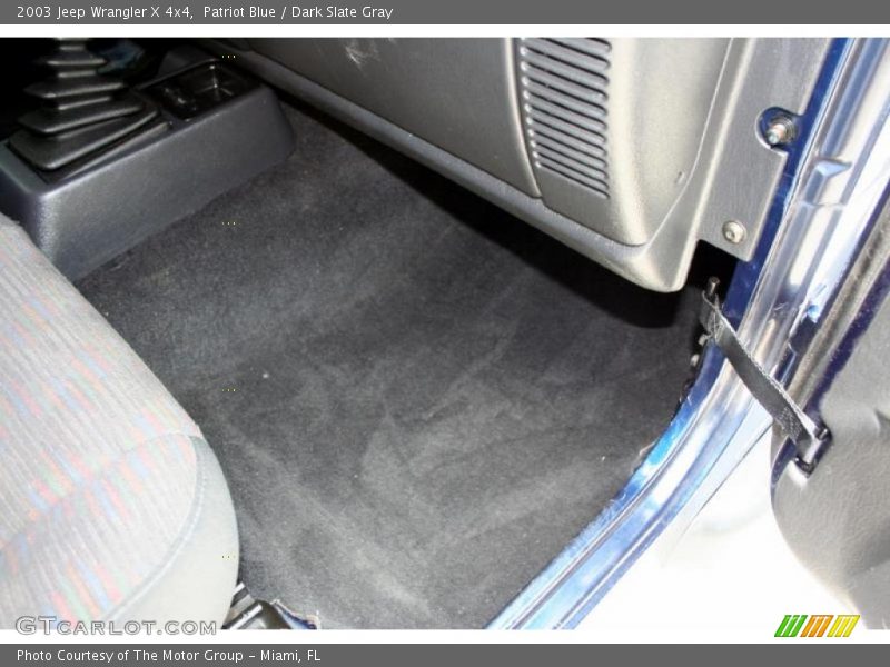 Patriot Blue / Dark Slate Gray 2003 Jeep Wrangler X 4x4