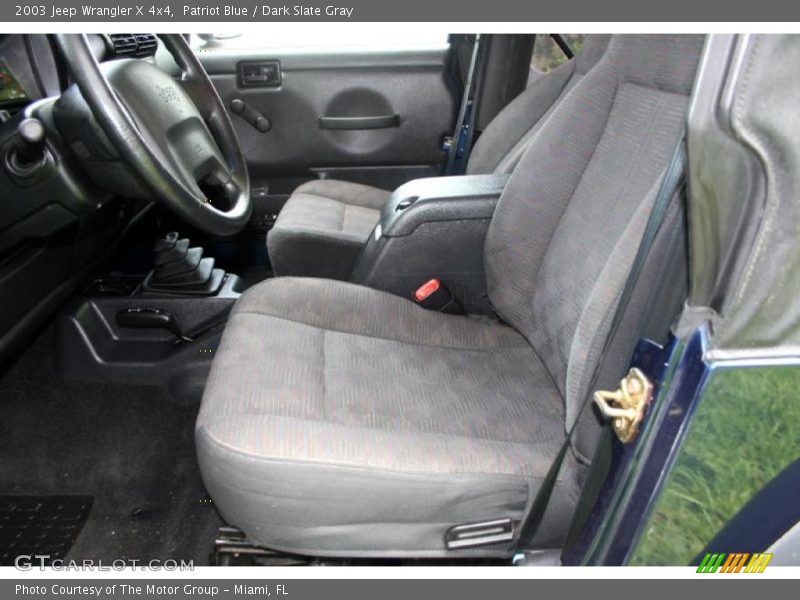 Patriot Blue / Dark Slate Gray 2003 Jeep Wrangler X 4x4