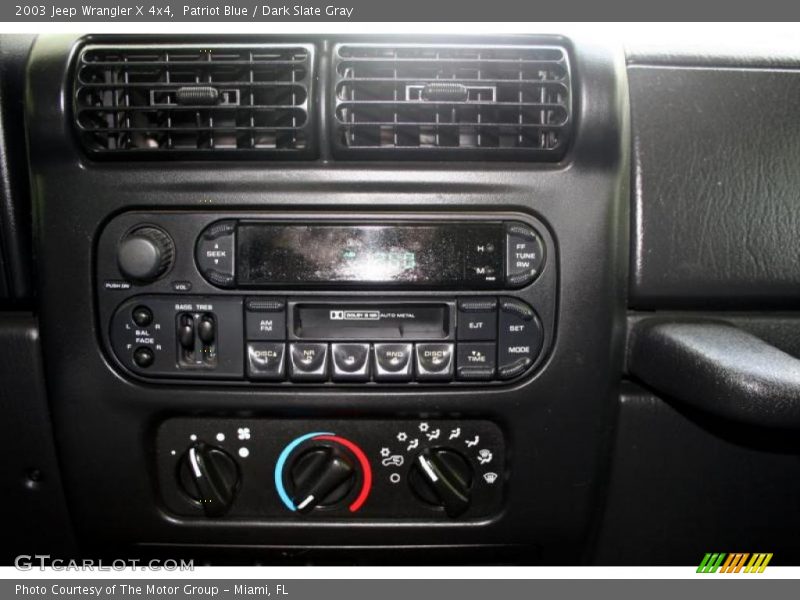 Patriot Blue / Dark Slate Gray 2003 Jeep Wrangler X 4x4