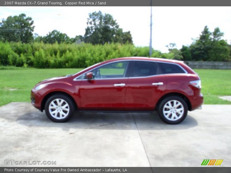 Copper Red Mica / Sand 2007 Mazda CX-7 Grand Touring