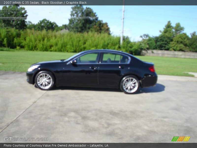 Black Obsidian / Graphite Black 2007 Infiniti G 35 Sedan