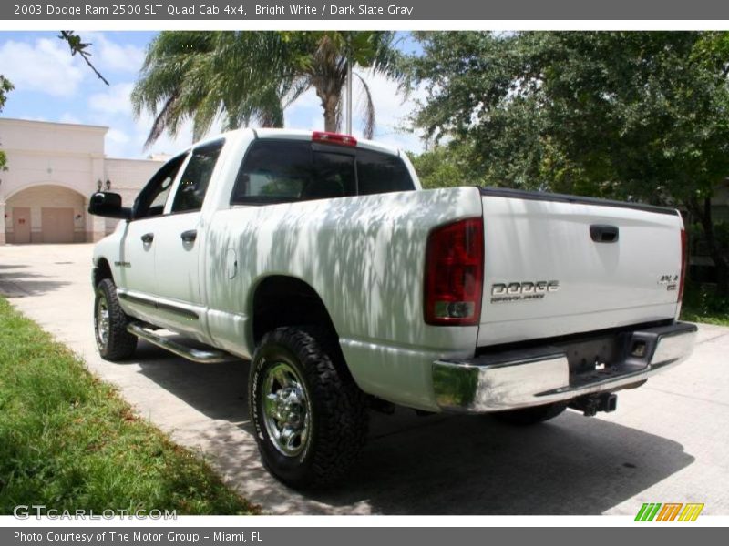 Bright White / Dark Slate Gray 2003 Dodge Ram 2500 SLT Quad Cab 4x4