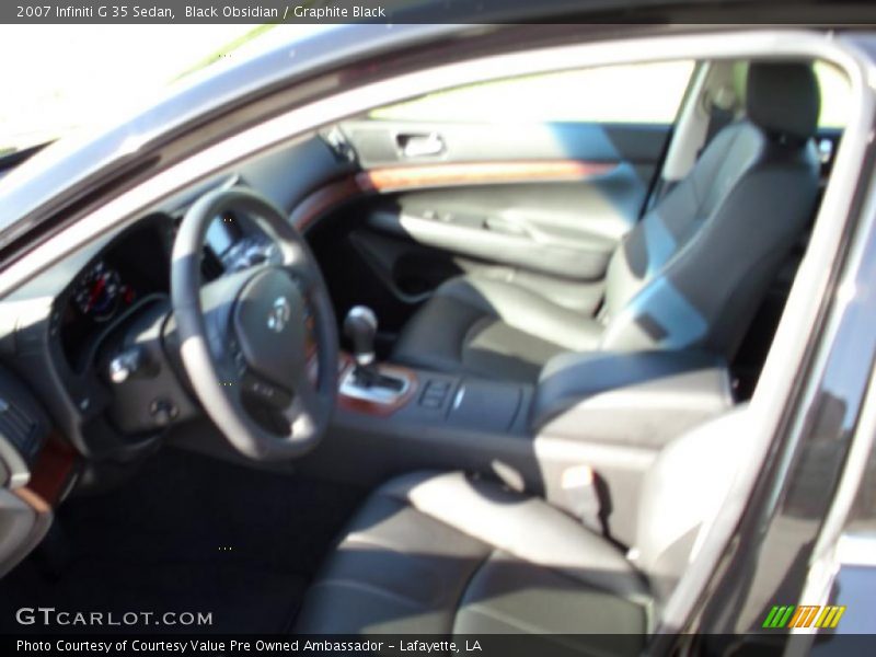 Black Obsidian / Graphite Black 2007 Infiniti G 35 Sedan
