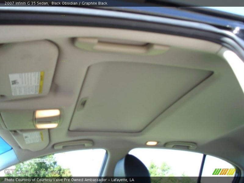 Black Obsidian / Graphite Black 2007 Infiniti G 35 Sedan