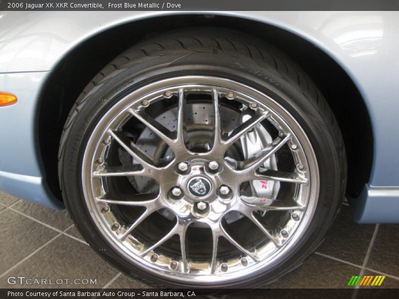 Frost Blue Metallic / Dove 2006 Jaguar XK XKR Convertible