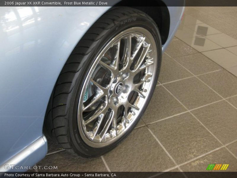 Frost Blue Metallic / Dove 2006 Jaguar XK XKR Convertible