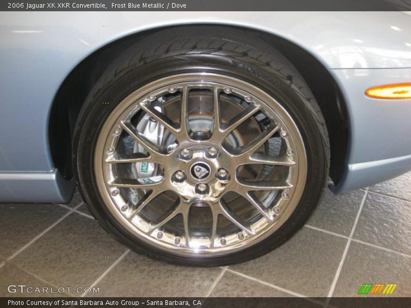 Frost Blue Metallic / Dove 2006 Jaguar XK XKR Convertible