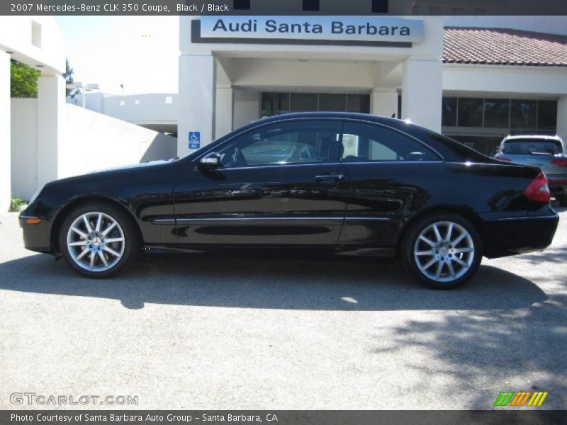 Black / Black 2007 Mercedes-Benz CLK 350 Coupe