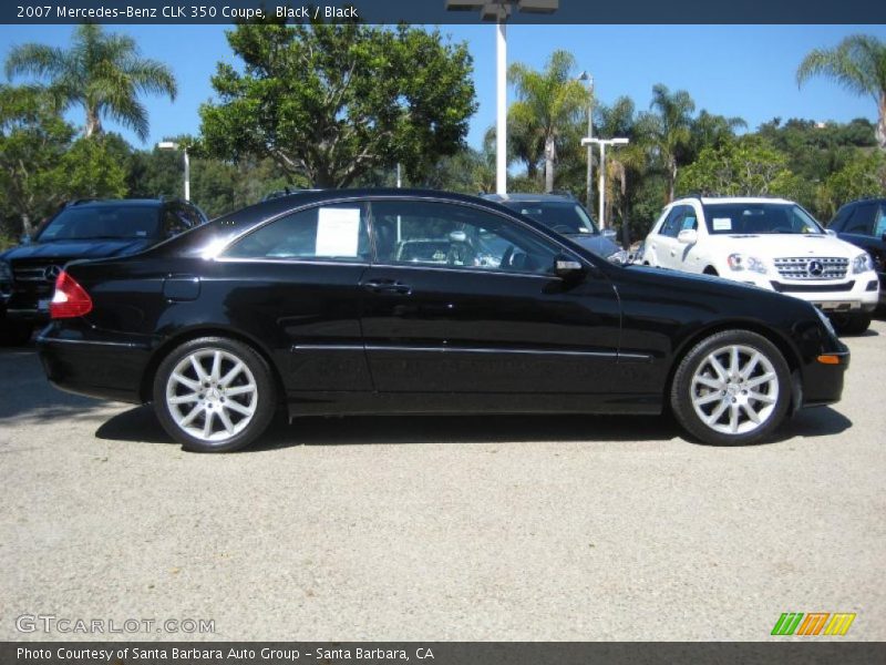 Black / Black 2007 Mercedes-Benz CLK 350 Coupe