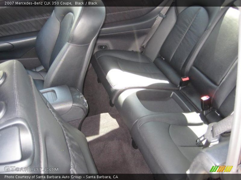 Black / Black 2007 Mercedes-Benz CLK 350 Coupe
