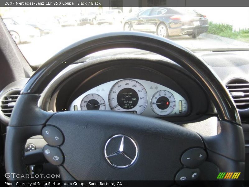 Black / Black 2007 Mercedes-Benz CLK 350 Coupe