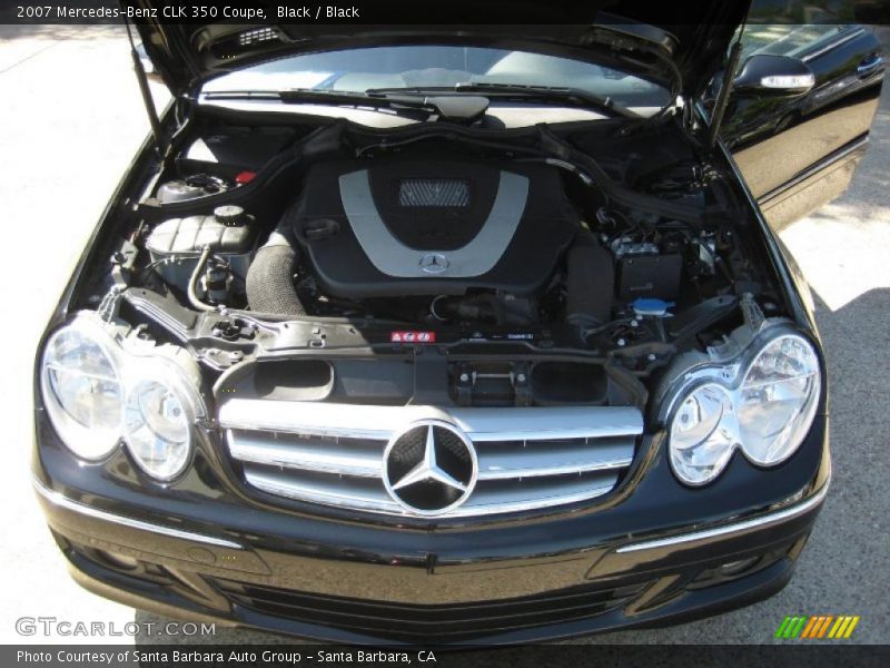Black / Black 2007 Mercedes-Benz CLK 350 Coupe