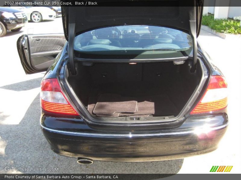 Black / Black 2007 Mercedes-Benz CLK 350 Coupe