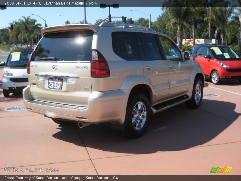 Savannah Beige Metallic / Ivory 2008 Lexus GX 470