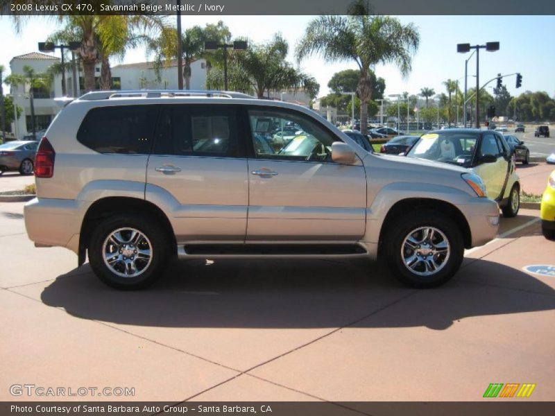 Savannah Beige Metallic / Ivory 2008 Lexus GX 470