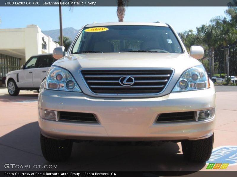 Savannah Beige Metallic / Ivory 2008 Lexus GX 470