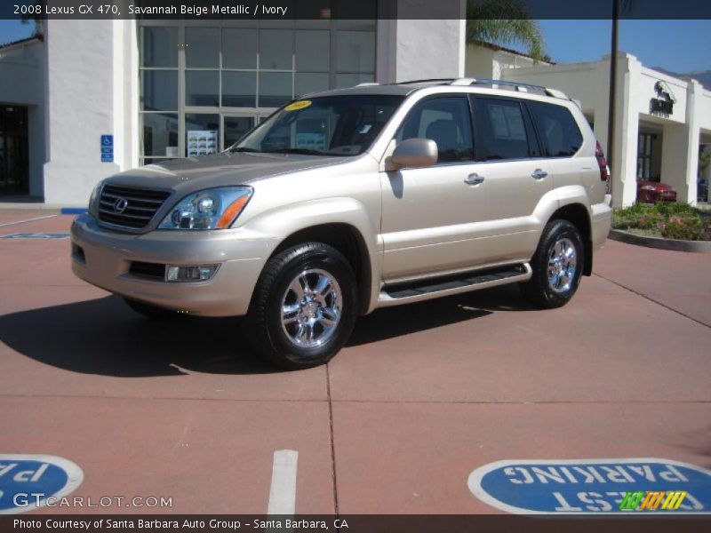 Savannah Beige Metallic / Ivory 2008 Lexus GX 470