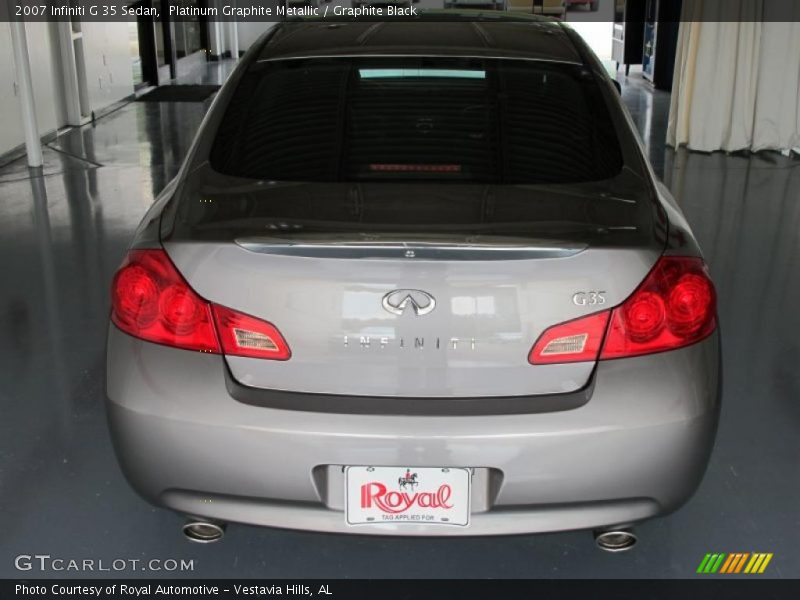 Platinum Graphite Metallic / Graphite Black 2007 Infiniti G 35 Sedan