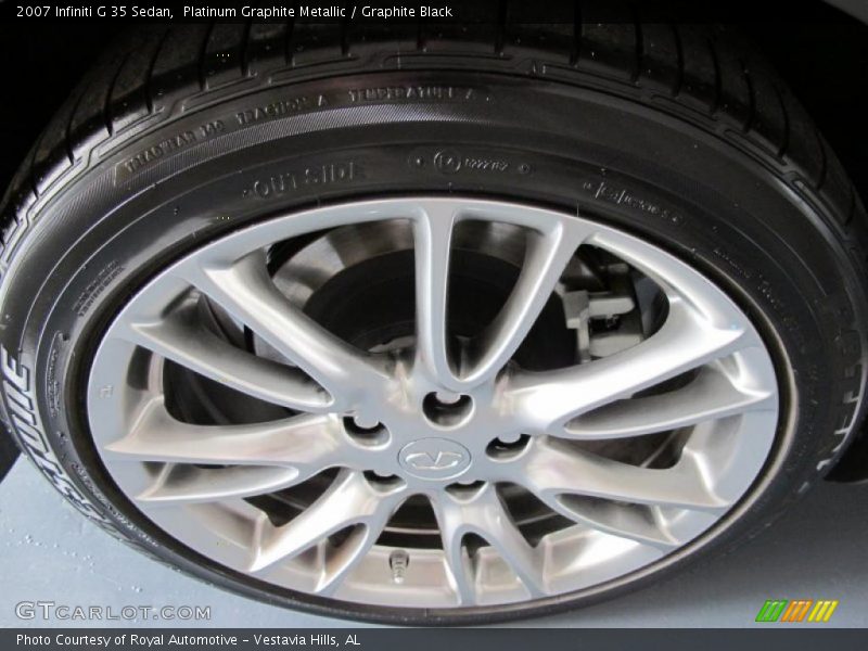 Platinum Graphite Metallic / Graphite Black 2007 Infiniti G 35 Sedan