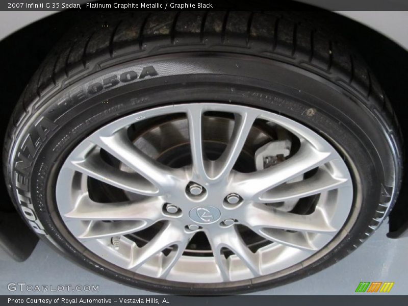 Platinum Graphite Metallic / Graphite Black 2007 Infiniti G 35 Sedan