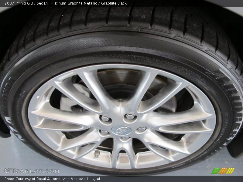 Platinum Graphite Metallic / Graphite Black 2007 Infiniti G 35 Sedan
