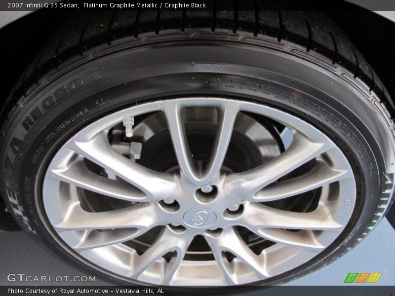 Platinum Graphite Metallic / Graphite Black 2007 Infiniti G 35 Sedan