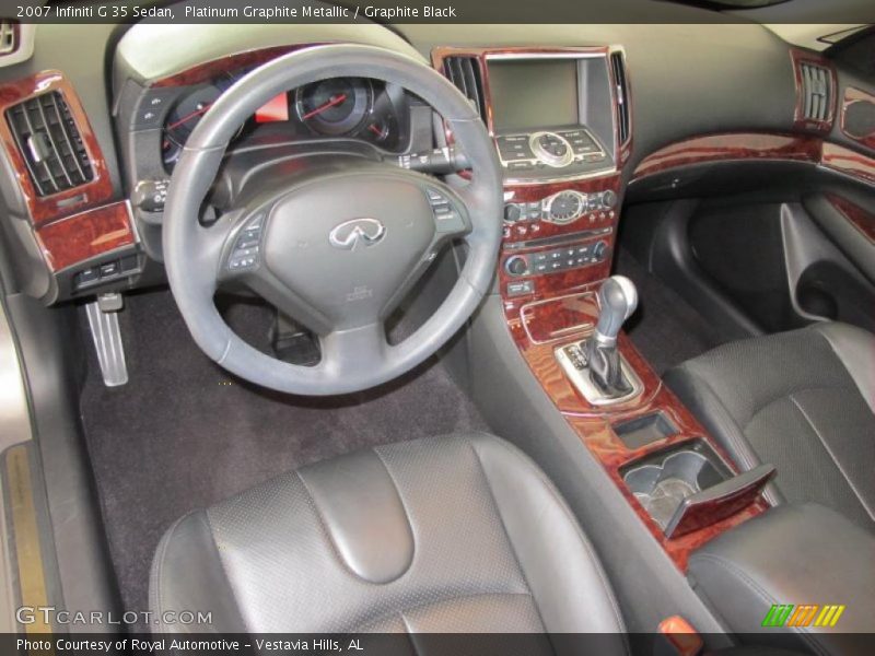 Platinum Graphite Metallic / Graphite Black 2007 Infiniti G 35 Sedan