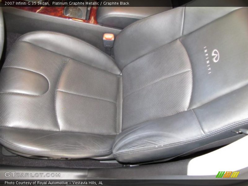 Platinum Graphite Metallic / Graphite Black 2007 Infiniti G 35 Sedan